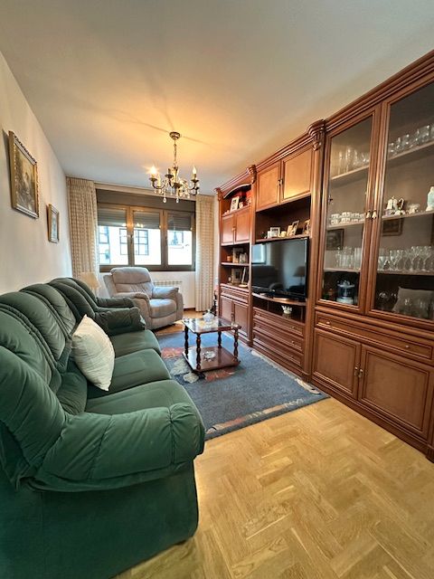 Living room of Flat for sale in Pravia  with Heating, Storage room and Furnished