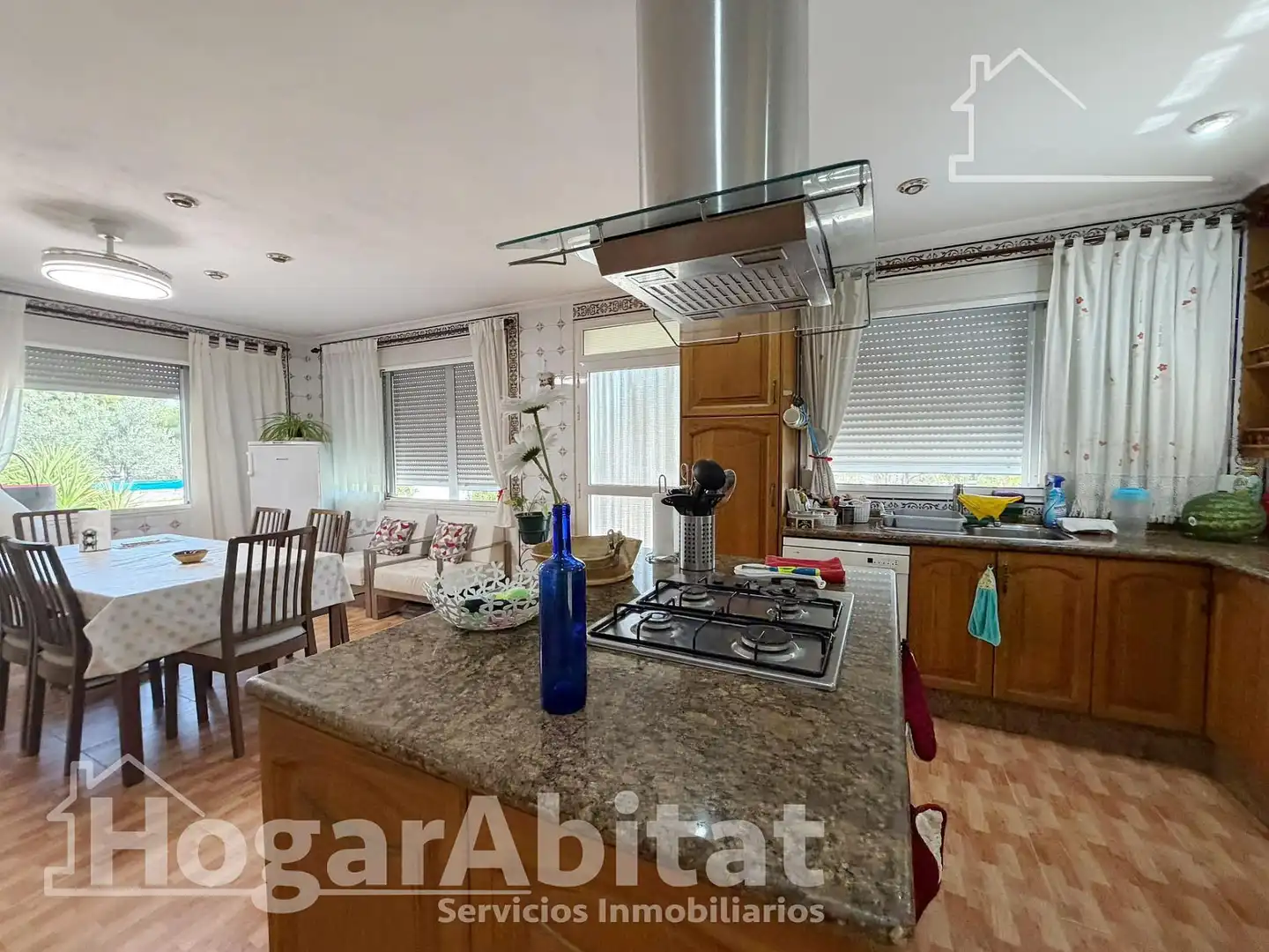 Cocina de Casa o chalet en venta en Vilamarxant con Aire acondicionado, Jardín privado y Terraza
