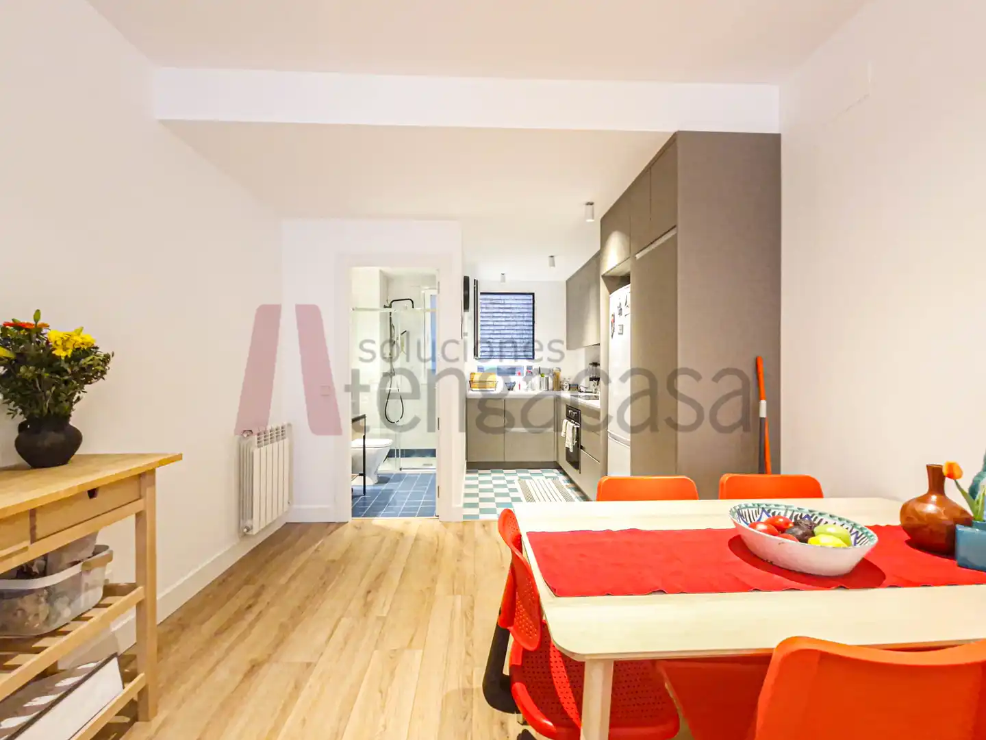 Küche von Maisonette zum Verkauf in  Madrid Capital mit Klimaanlage, Heizung und Parkett