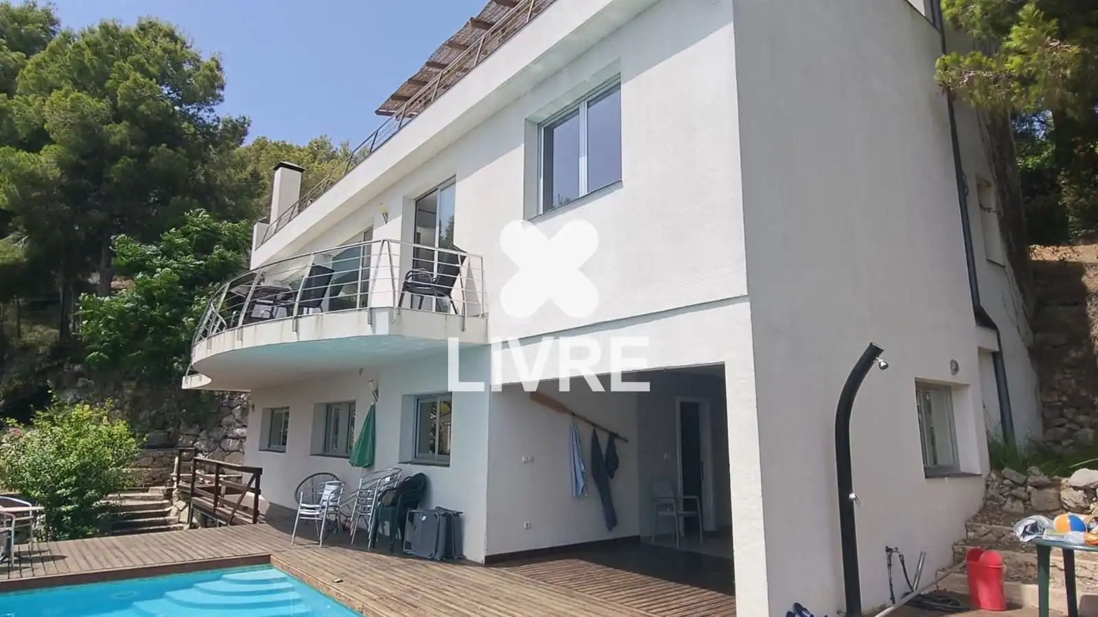 Vista exterior de Casa o chalet en venta en Cunit con Aire acondicionado, Calefacción y Piscina