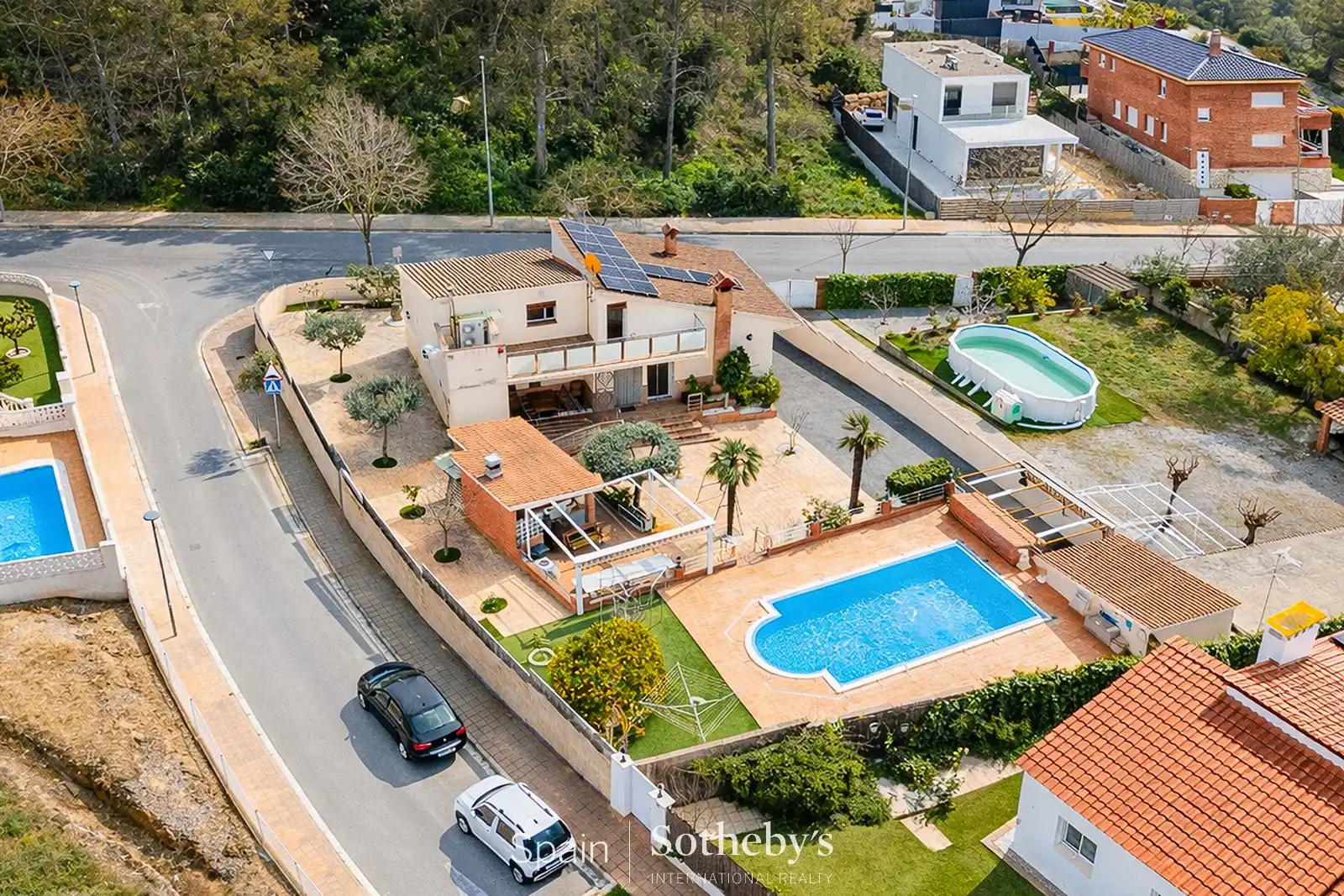 Exterior view of Houses for sale in Sant Pere de Ribes  with Air Conditioner, Heating and Private garden