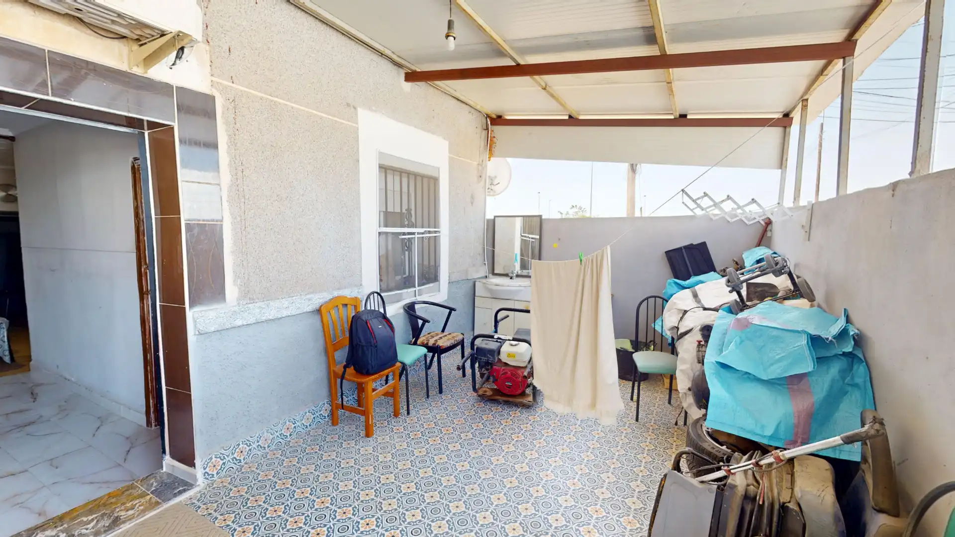 Terrace of Detached homes for sale in Elche / Elx  with Air Conditioner, Terrace and Storage room