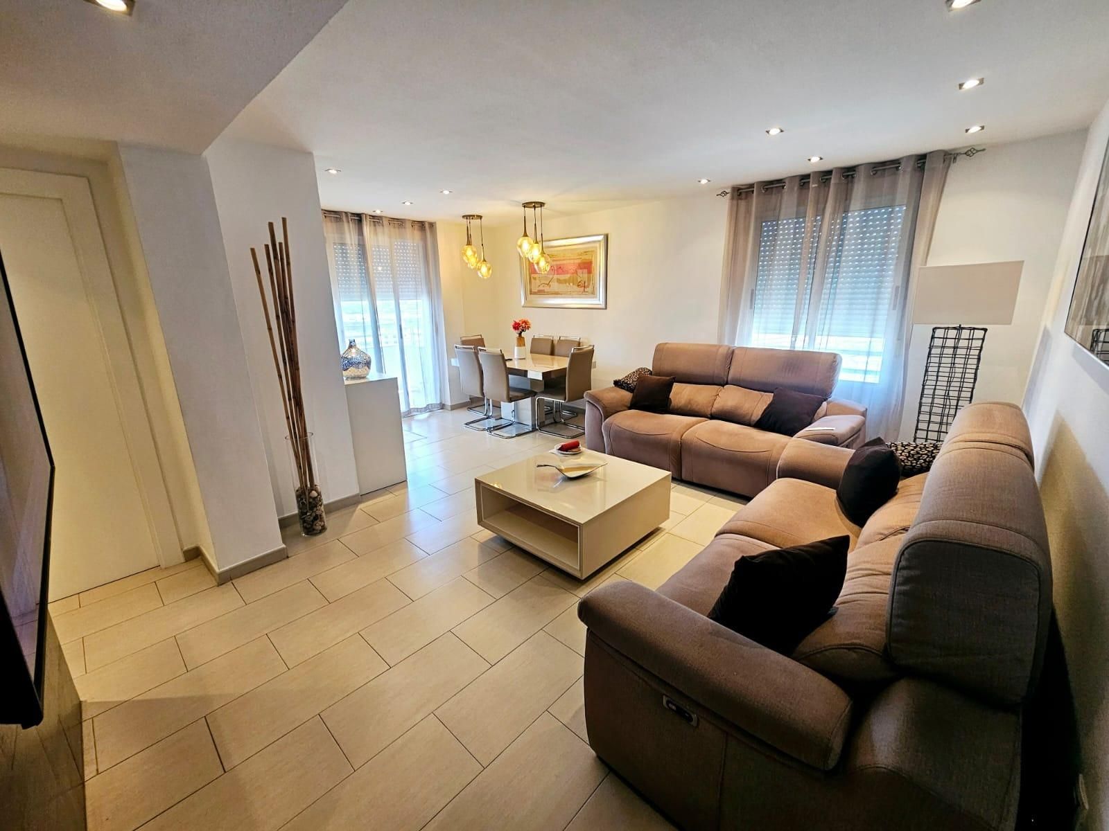 Sala d'estar de Pis en venda en Molina de Segura amb Aire condicionat, Terrassa i Moblat