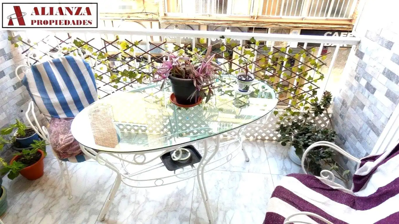 Balcony of Flat for sale in Málaga  with Air Conditioner, Terrace and Furnished