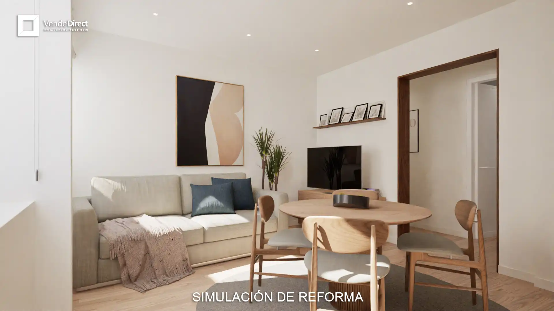 Sala de estar de Piso en venta en Madrid con Calefacción, Parquet y Horno