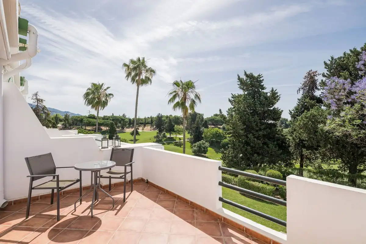 Terrassa de Casa adosada en venda en Marbella amb Aire condicionat, Jardí privat i Terrassa