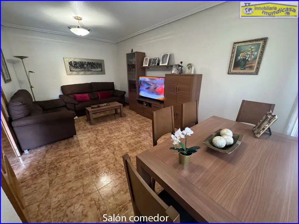Sala de estar de Dúplex en venta en Santomera con Aire acondicionado, Terraza y Amueblado