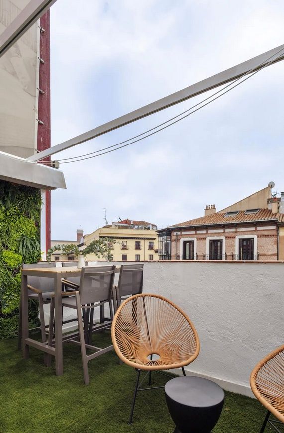 Terrassa de Apartament de lloguer en  Madrid Capital amb Aire condicionat, Calefacció i Parquet
