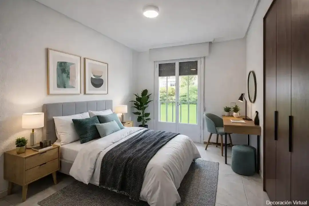 Bedroom of Flat for sale in Vitoria - Gasteiz  with Heating, Terrace and Storage room