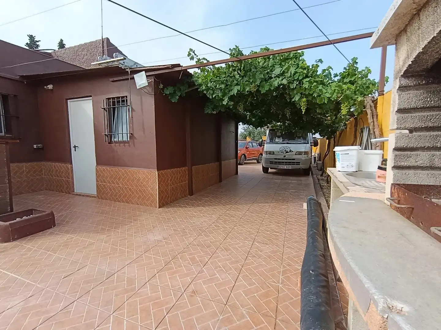 Vista exterior de Casa o chalet en venta en Chiclana de la Frontera con Jardín privado, Terraza y Piscina