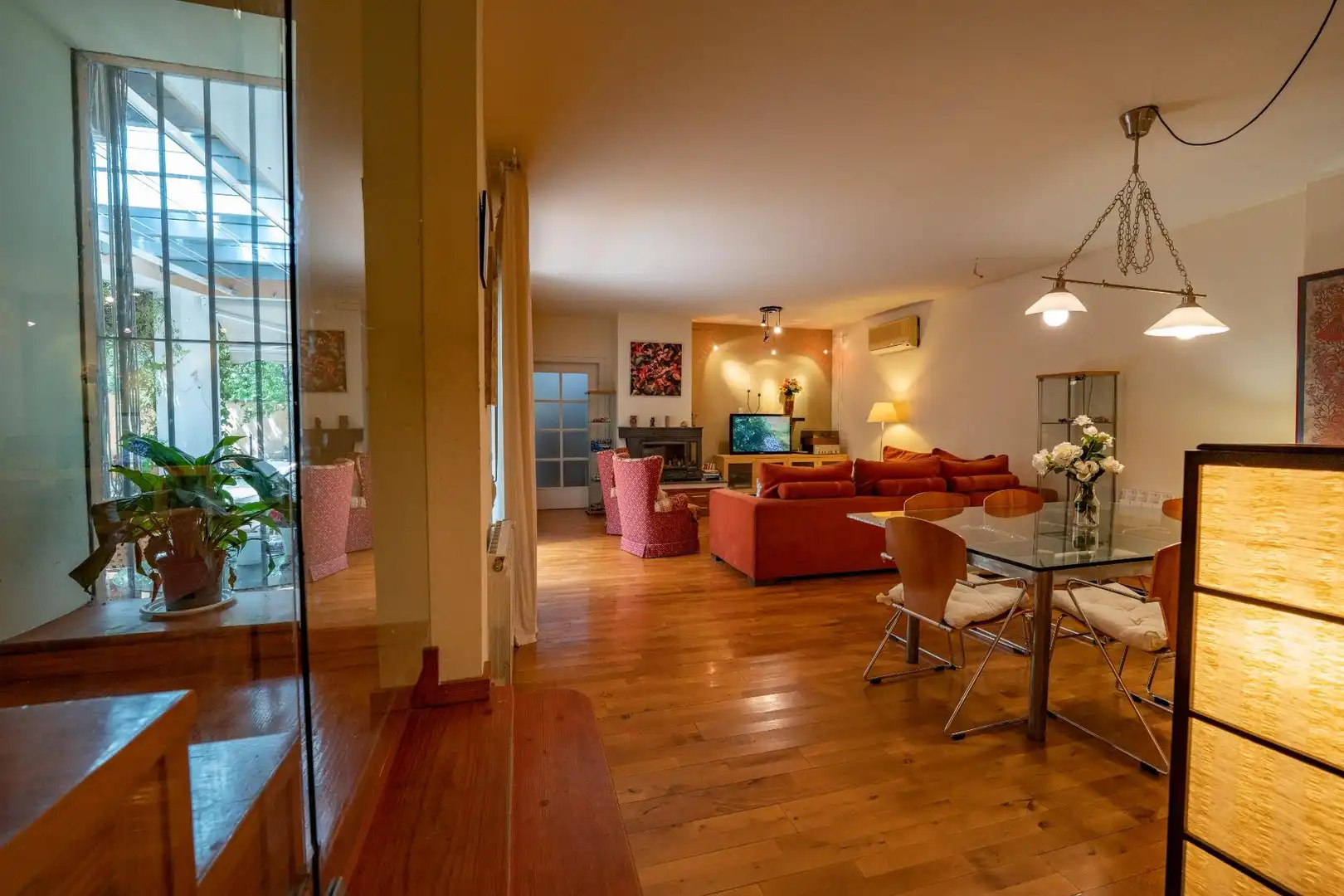 Sala de estar de Casa o chalet en venta en Cáceres con Calefacción, Jardín privado y Parquet