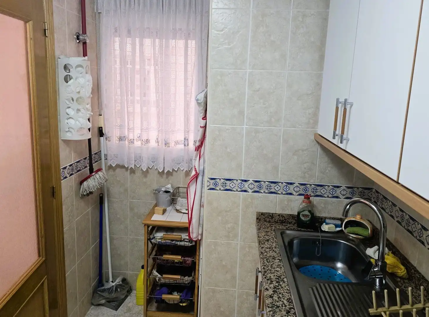 Cocina de Apartamento de alquiler en Santa Pola con Terraza