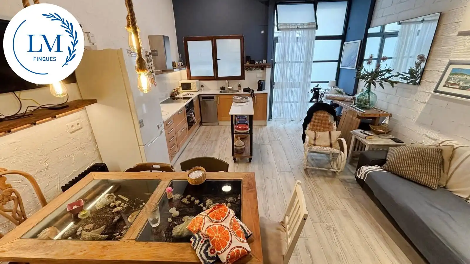 Küche von Loft zur Miete in Vilanova i la Geltrú