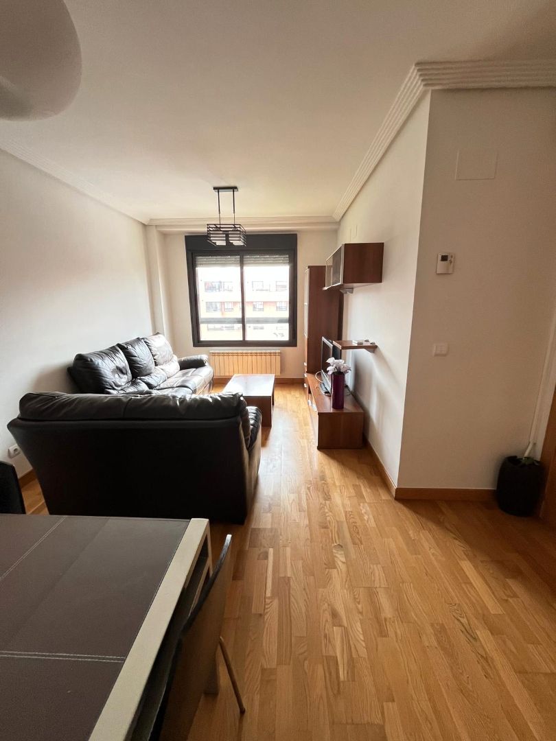 Living room of Flat for sale in Valladolid Capital  with Air Conditioner, Heating and Parquet flooring