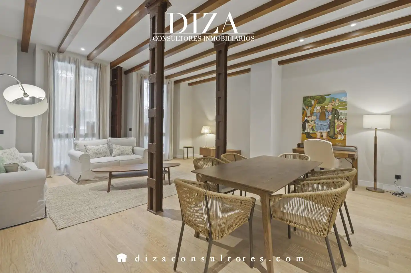 Sala d'estar de Planta baixa en venda en Barrio de Salamanca