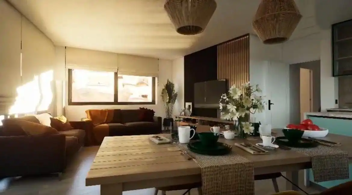 Wohnzimmer von Erdgeschoss zum Verkauf in Mataró mit Klimaanlage und Heizung
