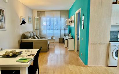 Living room of Planta baja for sale in  Barcelona Capital  with Air Conditioner and Terrace