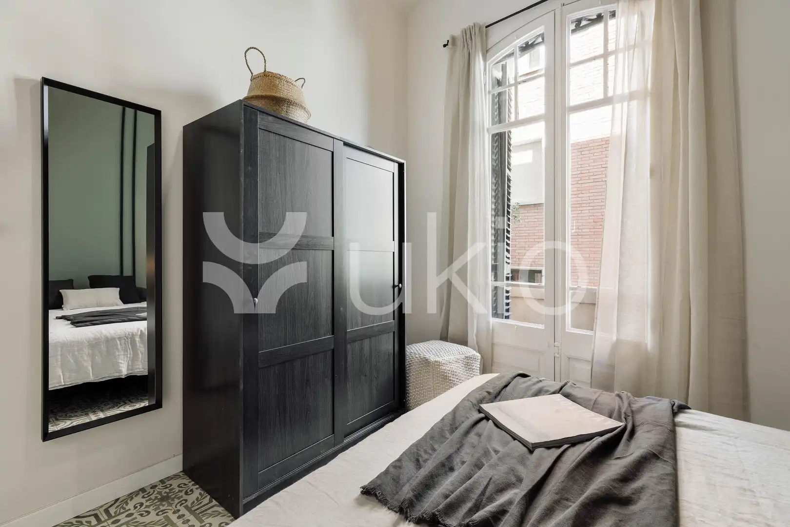 Habitación de Apartamento de alquiler en Barcelona con Aire acondicionado, Calefacción y Terraza