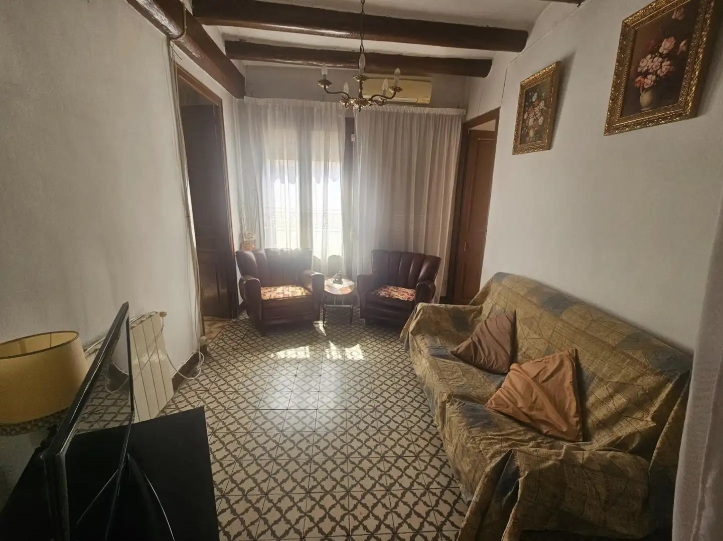 Sala de estar de Finca rústica en venta en Rosselló con Aire acondicionado, Calefacción y Trastero