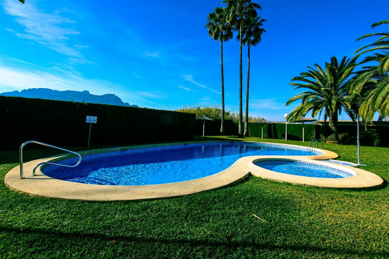 Swimming pool of Apartments for sale in Els Poblets  with Air Conditioner, Private garden and Storage room