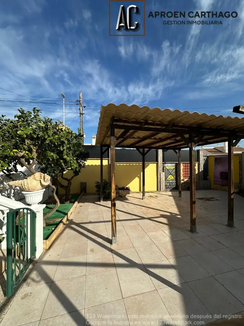 Terraza de Casa o chalet en venta en Cartagena con Aire acondicionado, Calefacción y Jardín privado