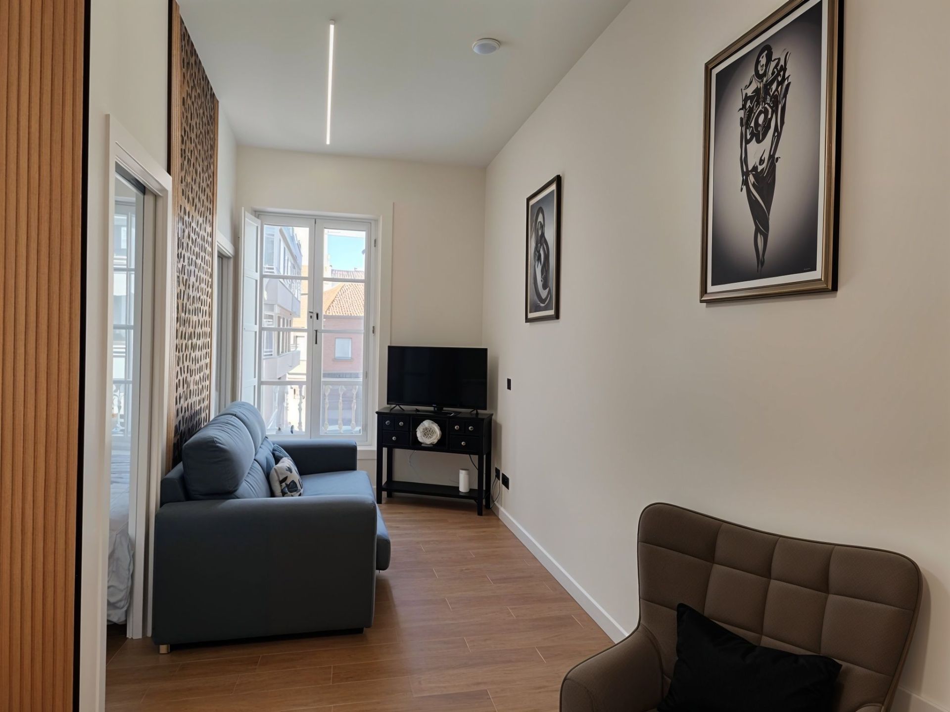 Living room of Apartment for sale in Vigo   with Air Conditioner, Heating and Furnished