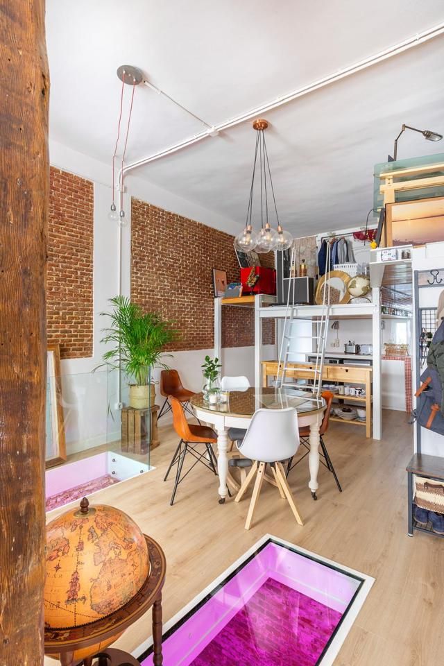 Menjador de Planta baixa de lloguer en  Madrid Capital amb Calefacció i Moblat