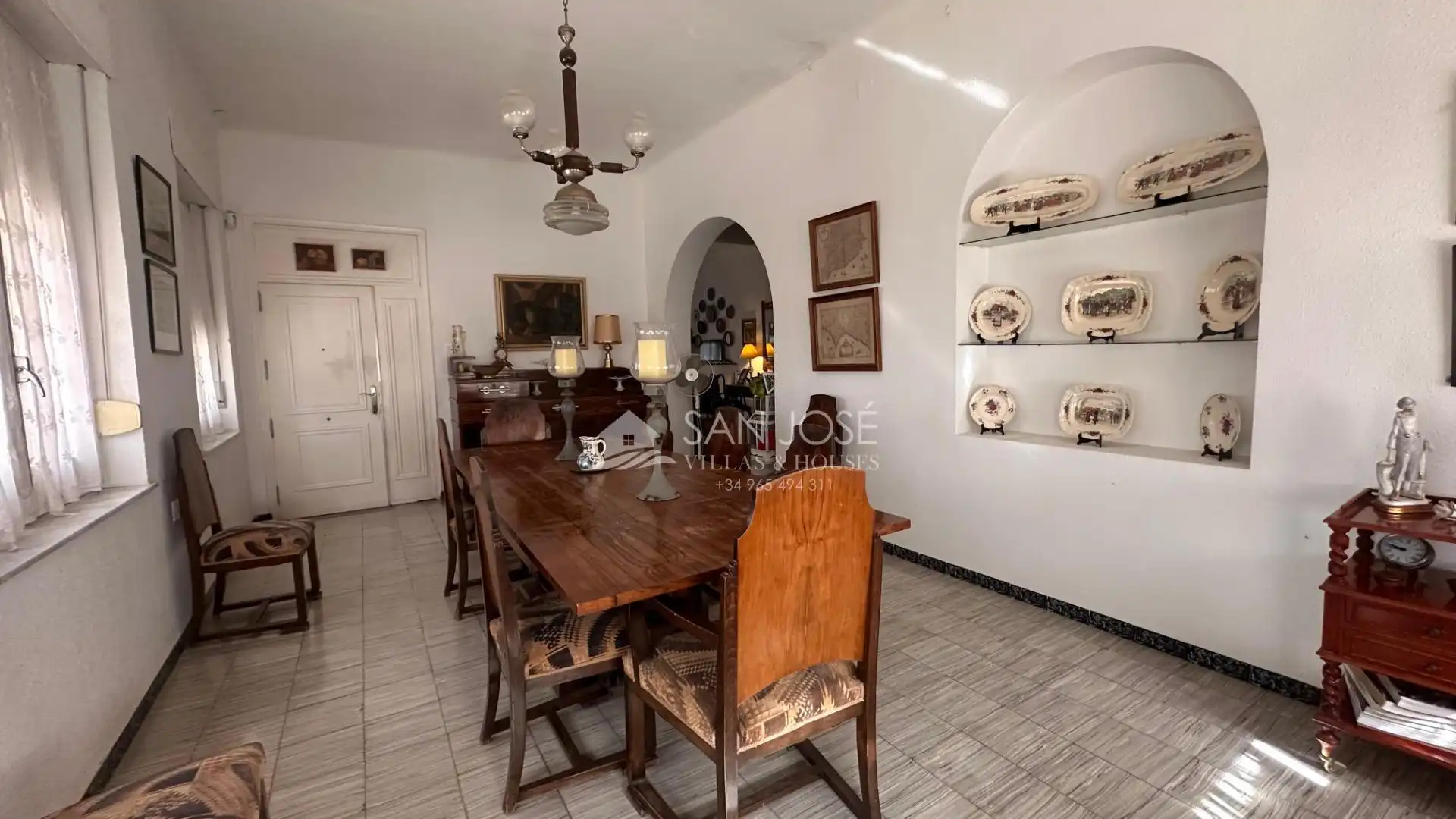 Dining room of Houses for sale in Aspe  with Heating, Private garden and Terrace