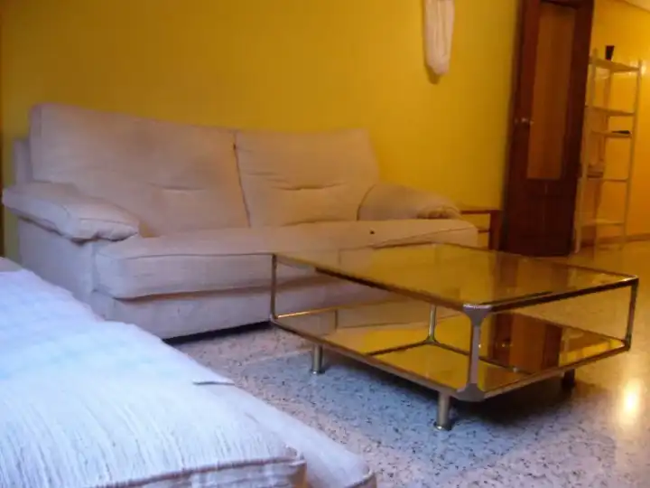 Living room of Flat for rent in Valencia  with Air Conditioner, Heating and Furnished