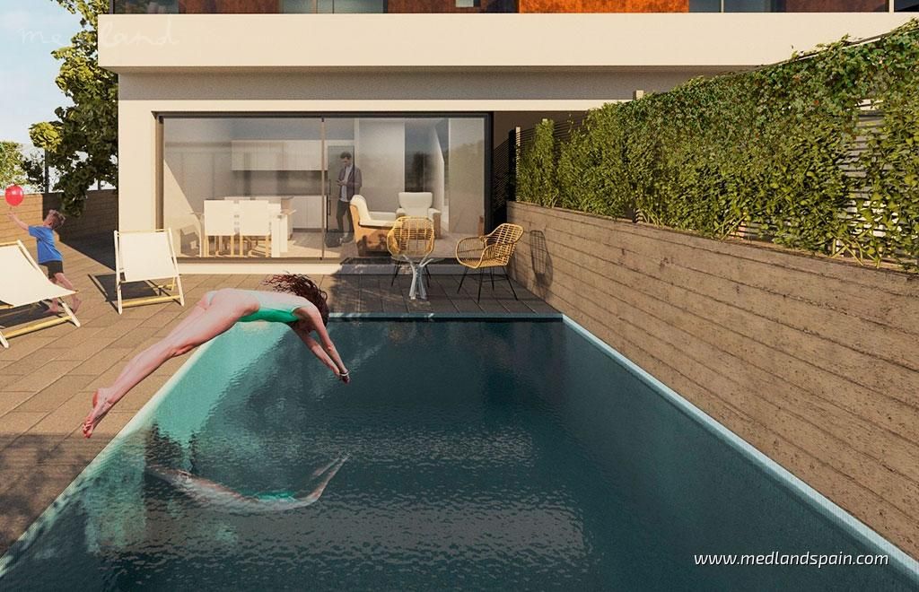 Piscina de Casa o xalet en venda en Pilar de la Horadada amb Terrassa i Piscina