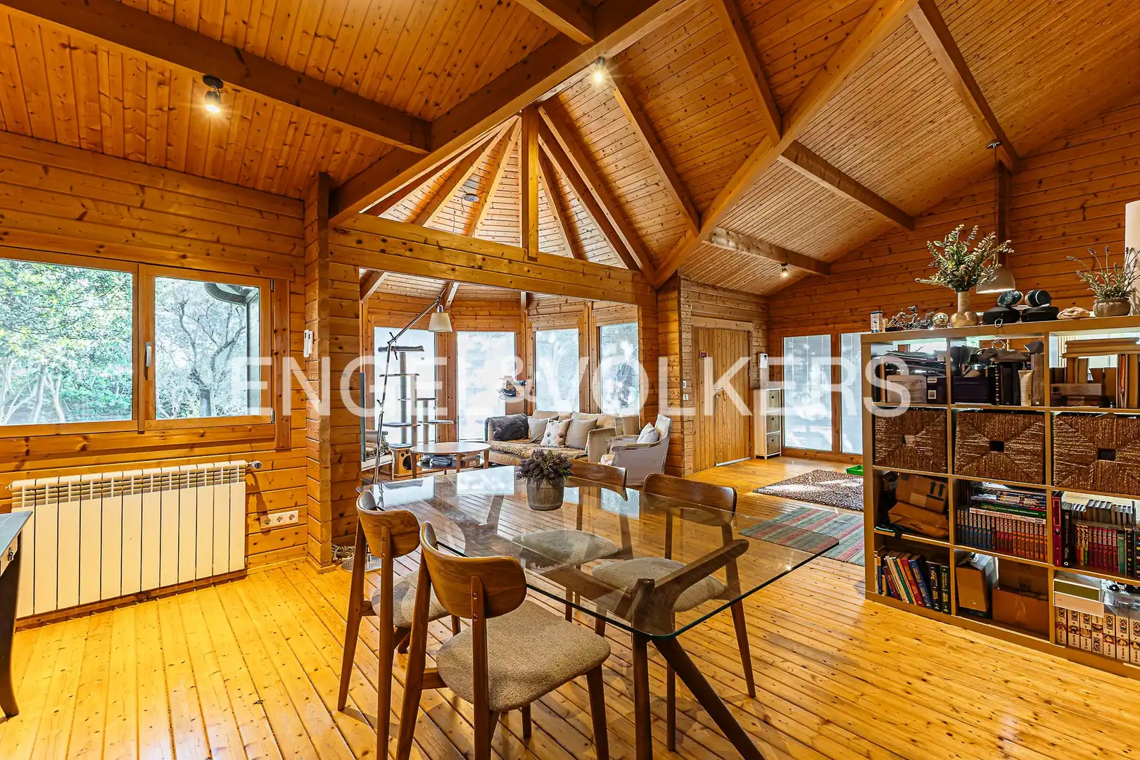 Dining room of Houses for sale in Cerdanyola del Vallès  with Air Conditioner, Heating and Private garden