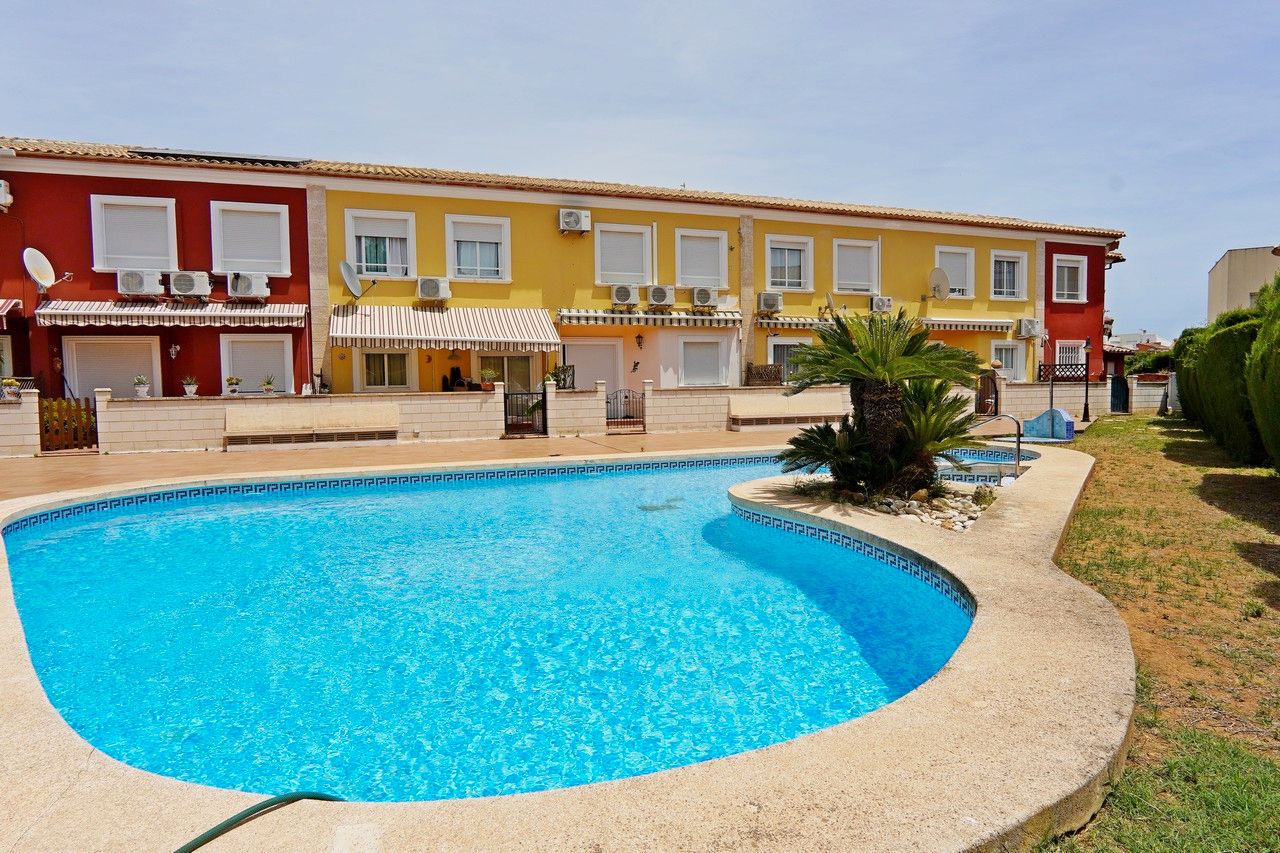 Swimming pool of Duplex for sale in Els Poblets  with Air Conditioner, Heating and Terrace