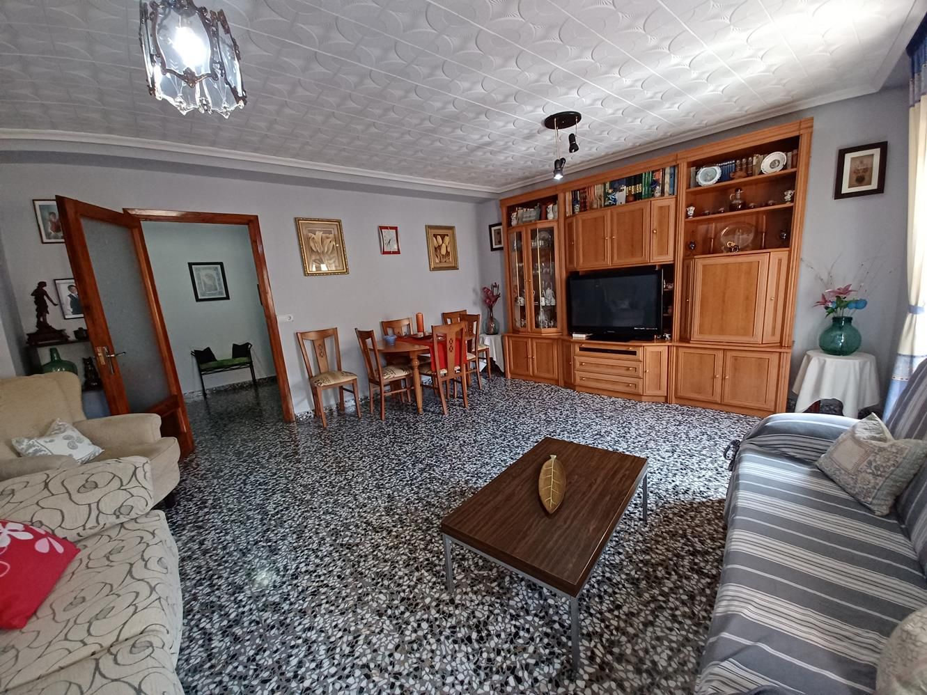 Living room of Flat for sale in La Roda  with Air Conditioner, Heating and Terrace
