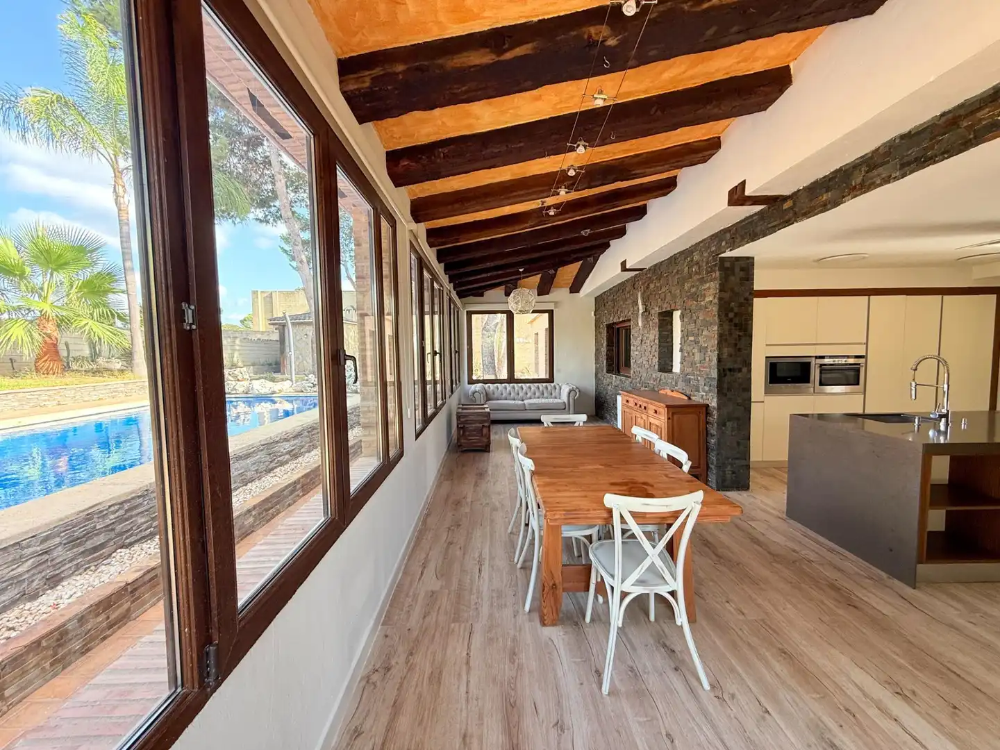 Terrassa de Casa o xalet de lloguer en San Antonio de Benagéber amb Aire condicionat, Calefacció i Jardí privat
