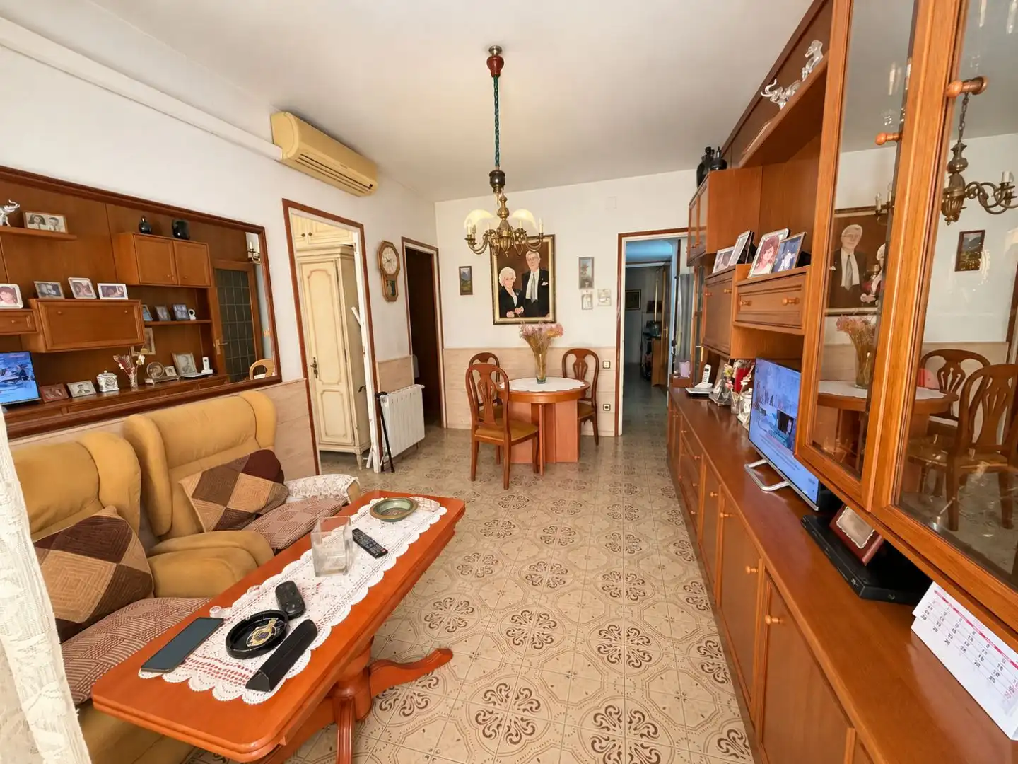 Sala d'estar de Pis en venda en  Barcelona Capital amb Terrassa i Balcó