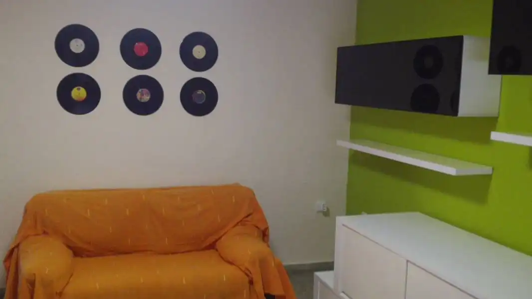 Sala de estar de Piso de alquiler en Valencia con Amueblado y Balcón