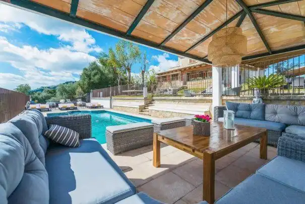 Terrasse von Haus oder Chalet zum Verkauf in Alcúdia mit Klimaanlage, Heizung und Privatgarten