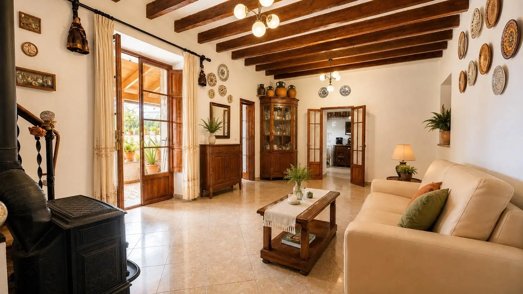 Sala de estar de Casa o chalet en venta en  Palma de Mallorca con Jardín privado, Terraza y Balcón
