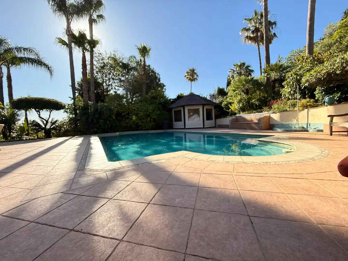 Piscina de Casa o xalet en venda en Estepona amb Aire condicionat, Jardí privat i Terrassa