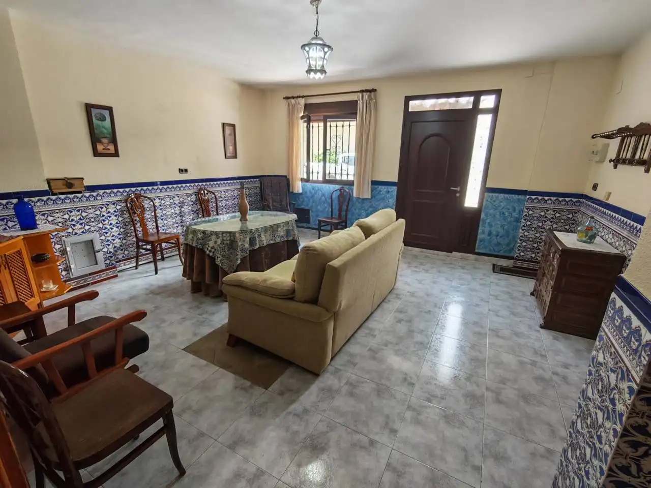 Wohnzimmer von Wohnung zum Verkauf in Huétor Tájar mit Privatgarten