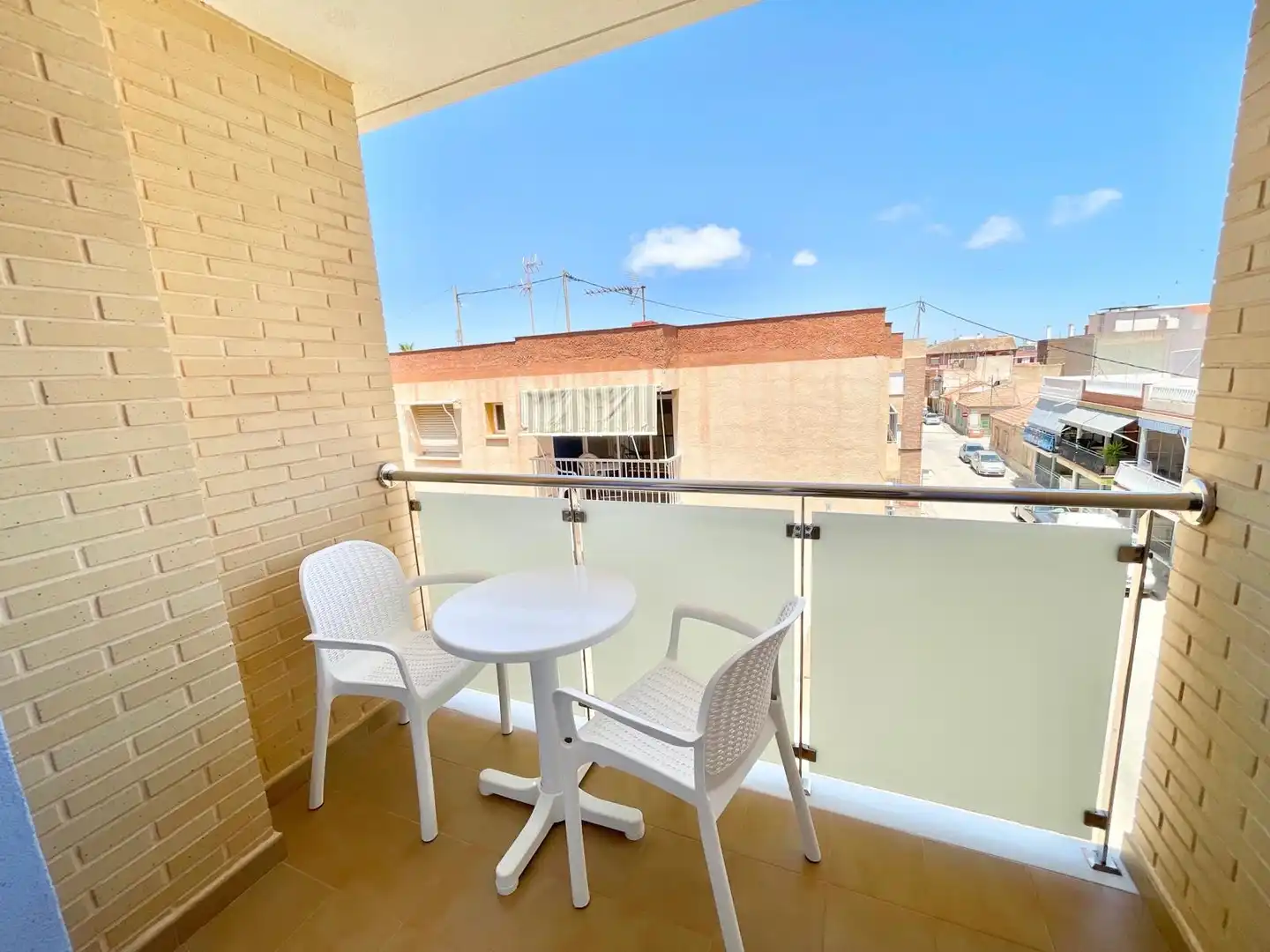 Terrassa de Apartament de lloguer en Los Alcázares amb Aire condicionat, Terrassa i Traster