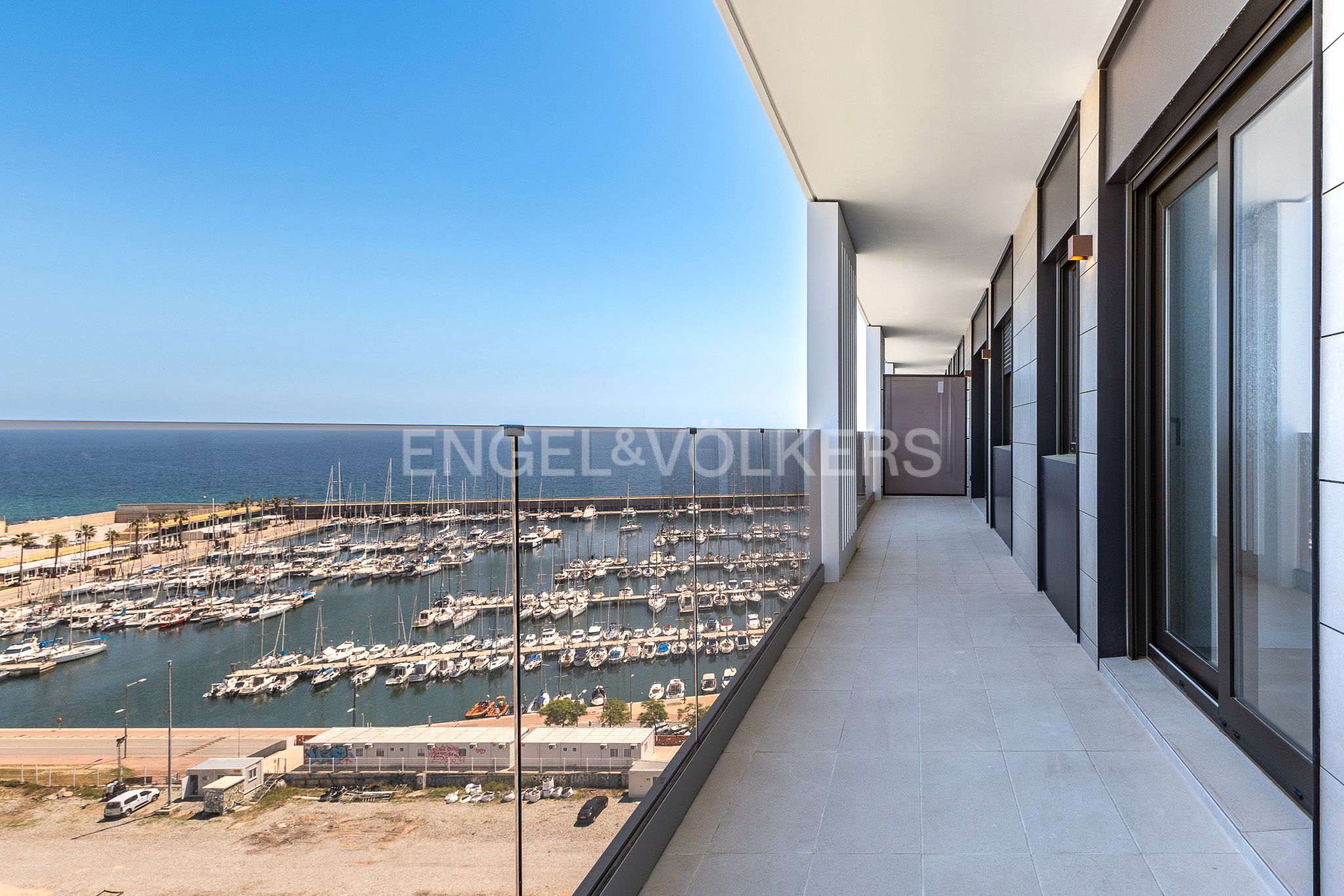 Terrace of Apartment to rent in Badalona  with Air Conditioner, Heating and Parquet flooring