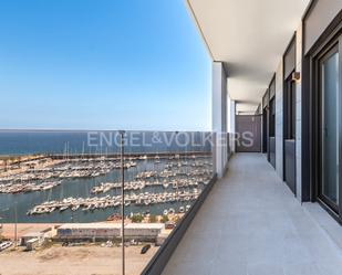 Terrace of Apartment to rent in Badalona  with Air Conditioner, Heating and Parquet flooring