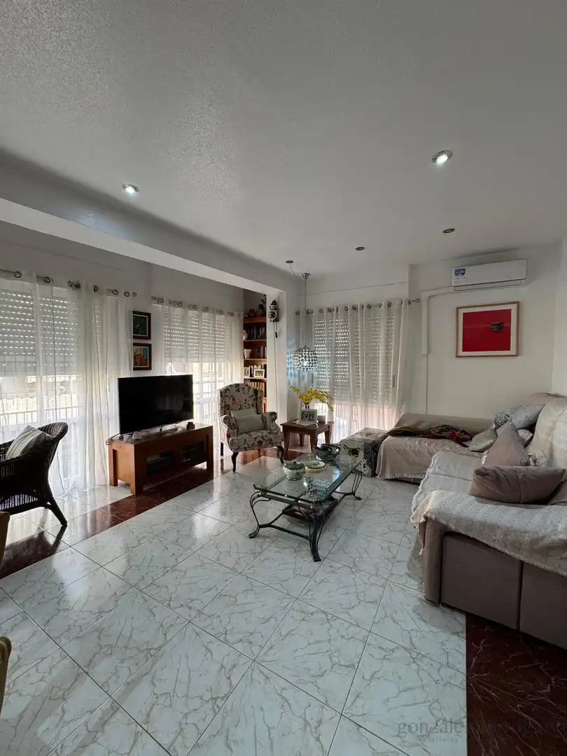 Living room of Flat for sale in Lorca  with Storage room and Furnished