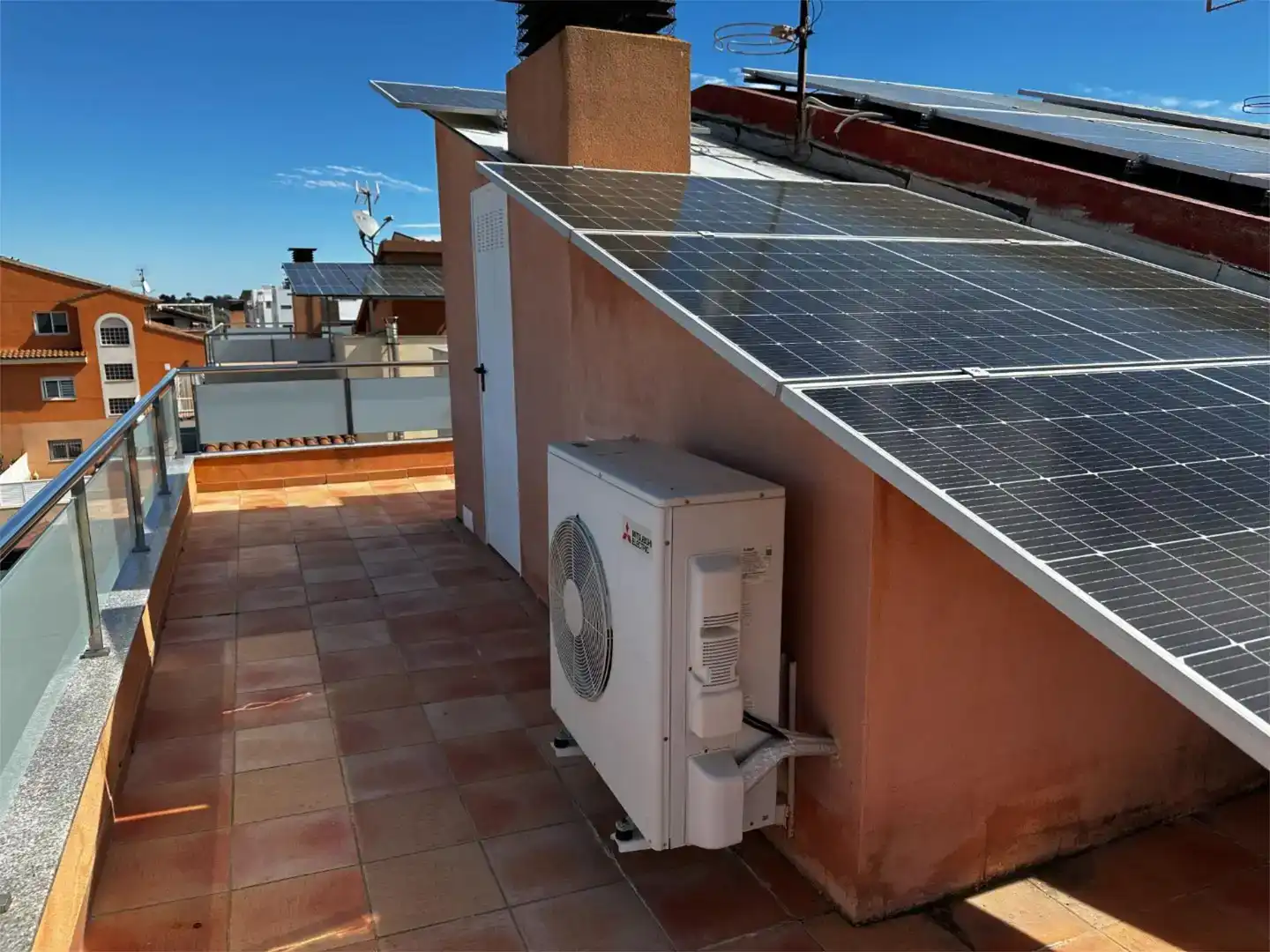 Terraza de Casa o chalet en venta en Burriana / Borriana con Aire acondicionado y Piscina
