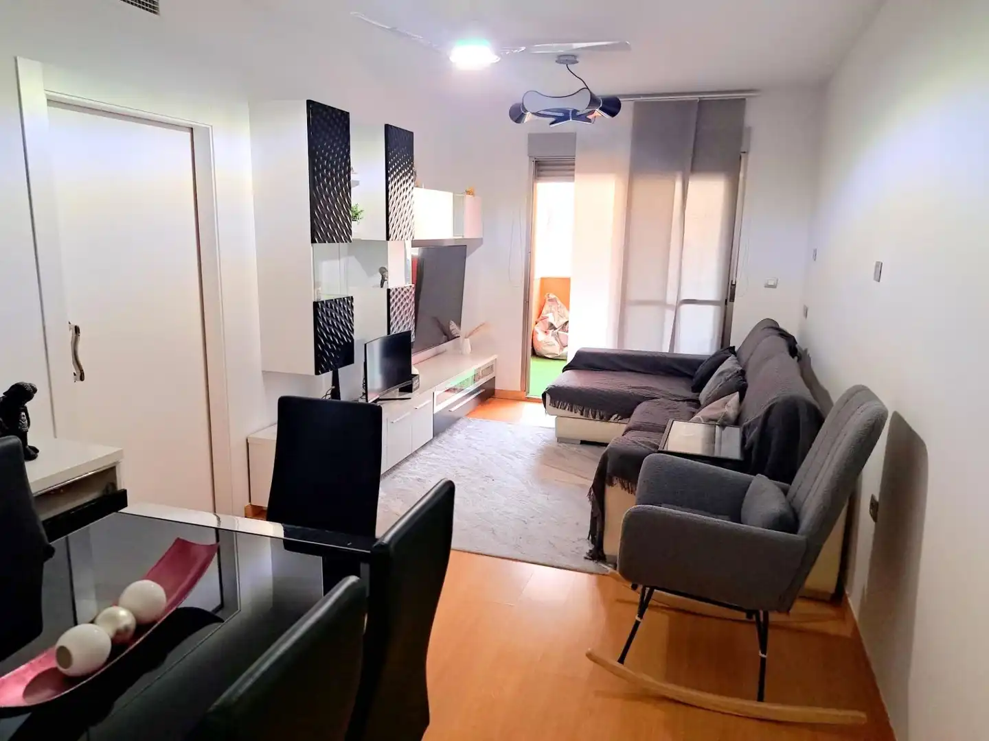 Wohnzimmer von Erdgeschoss zum Verkauf in Archena mit Klimaanlage, Heizung und Terrasse