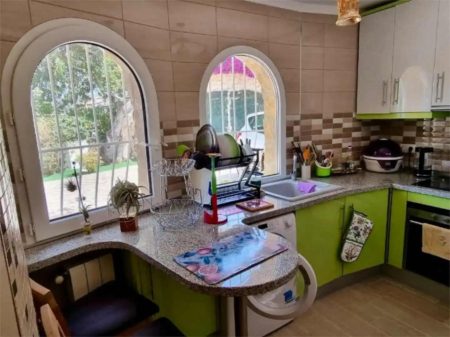 Kitchen of Houses for sale in Calpe / Calp  with Air Conditioner, Swimming Pool and Balcony