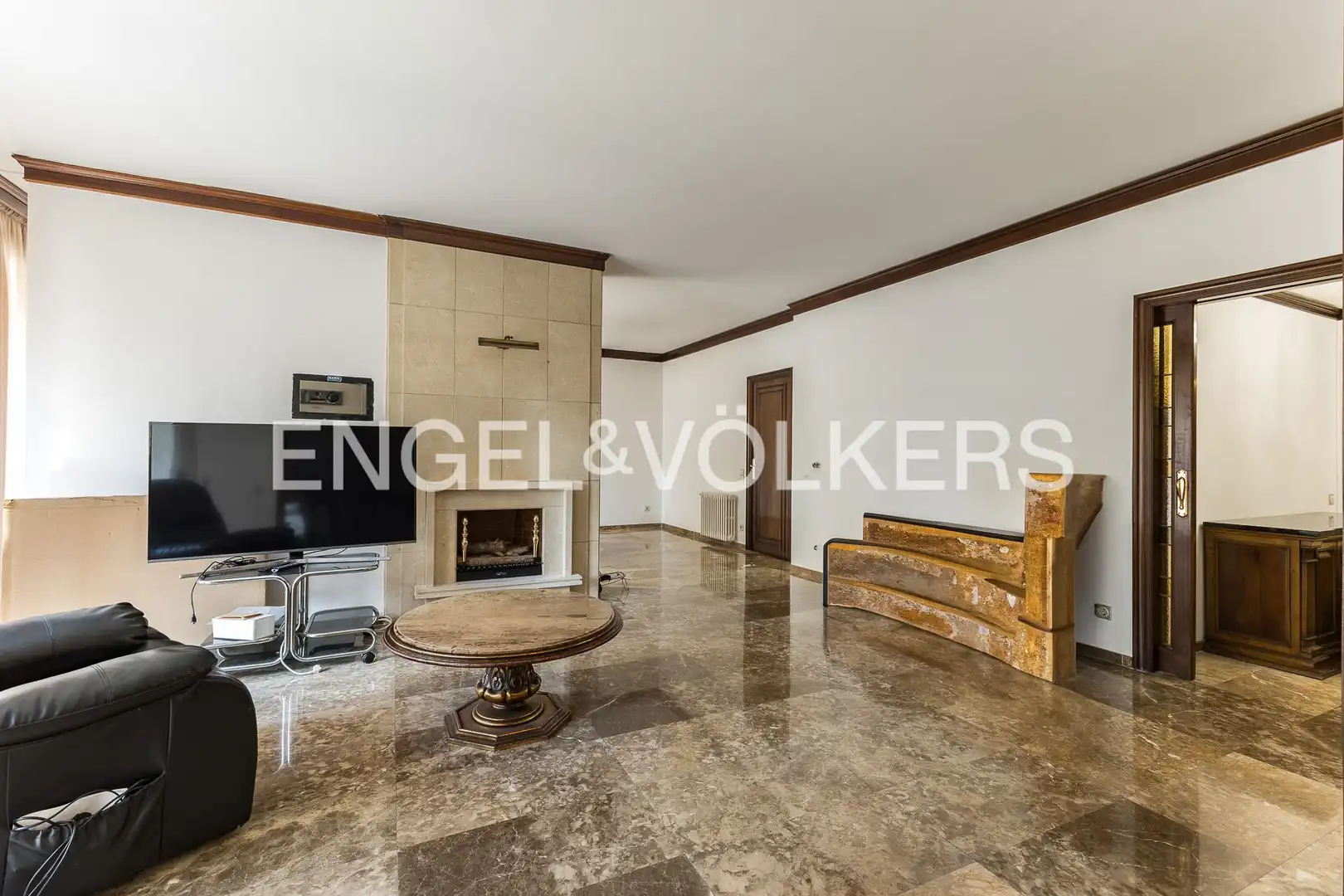 Sala d'estar de Pis de lloguer en Barcelona amb Calefacció, Parquet i Piscina