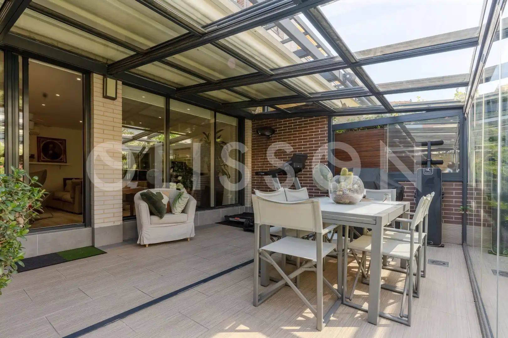 Terrace of Detached homes for sale in Madrid  with Air Conditioner, Heating and Private garden