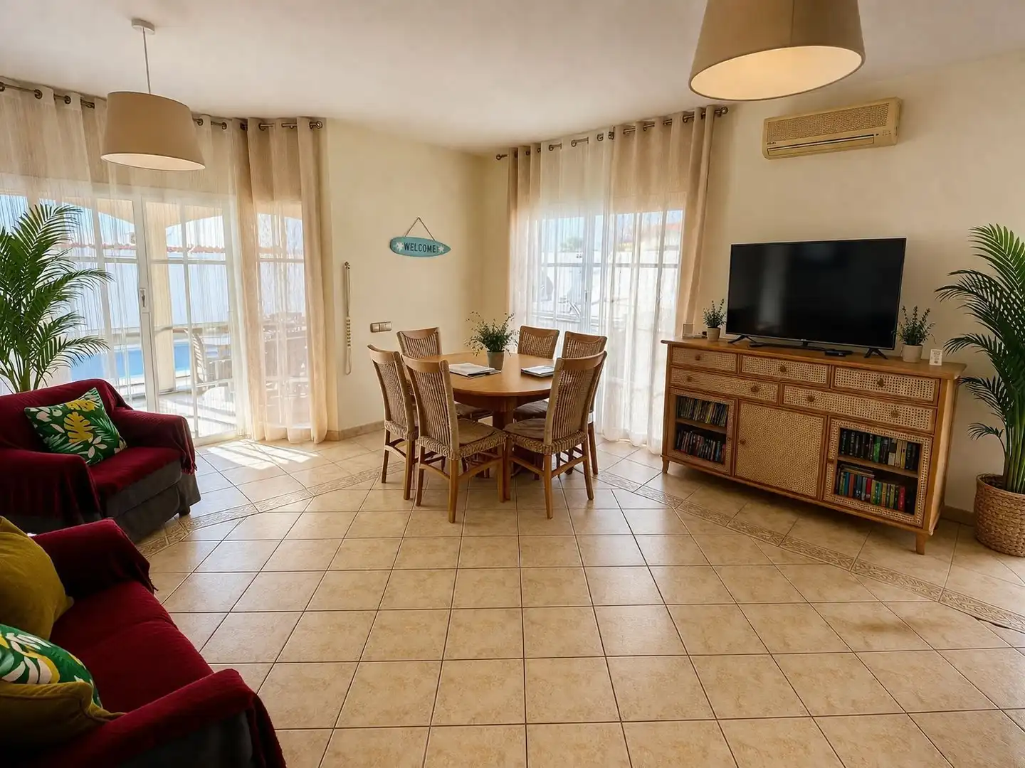 Sala de estar de Casa o chalet en venta en Antigua con Aire acondicionado, Calefacción y Jardín privado